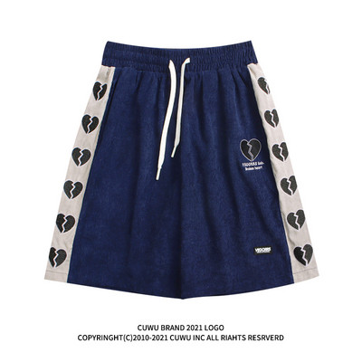 Lühikesed elastse vöökohaga spordi- ja vabaaja lühikesed püksid