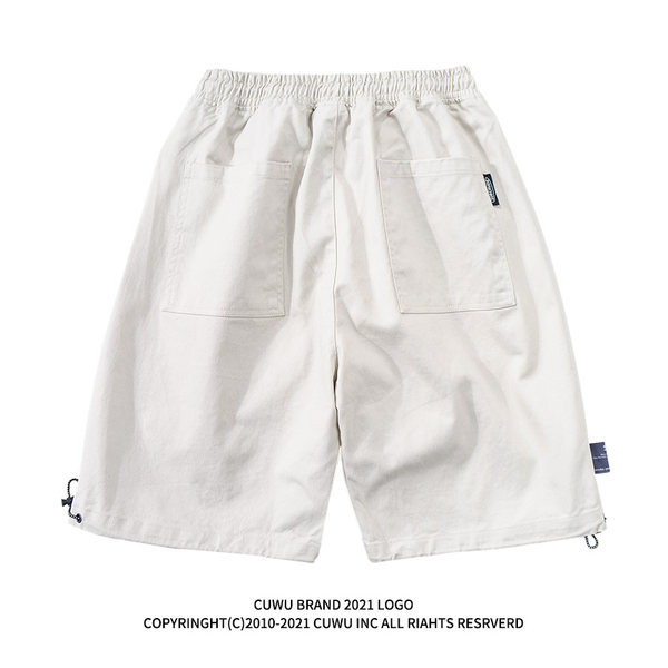 Κοντό καλοκαιρινό σορτσάκι με εφαρμογές και κορδόνια