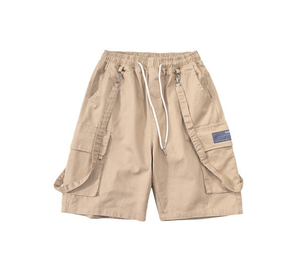 Moteriški šortai elastingu juosmeniu – trijų spalvų