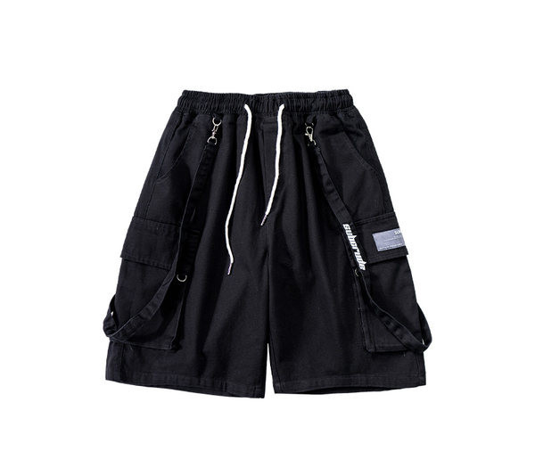 Moteriški šortai elastingu juosmeniu – trijų spalvų