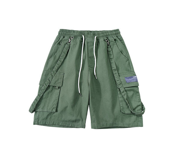 Moteriški šortai elastingu juosmeniu – trijų spalvų