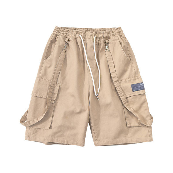 Moteriški šortai elastingu juosmeniu – trijų spalvų