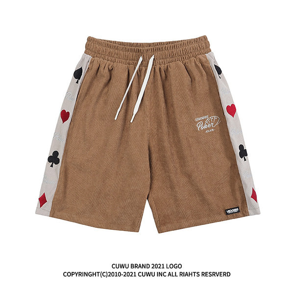 Naiste lühikesed püksid kirja ja aplikatsiooniga