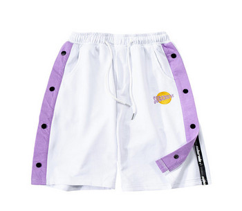 Дамски къс панталон подходящ за лятото с връзки - два цвята