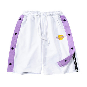 Дамски къс панталон подходящ за лятото с връзки - два цвята
