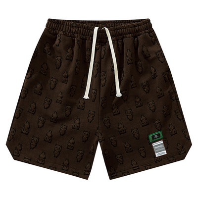 Casual γυναικείο σορτς με στάμπα