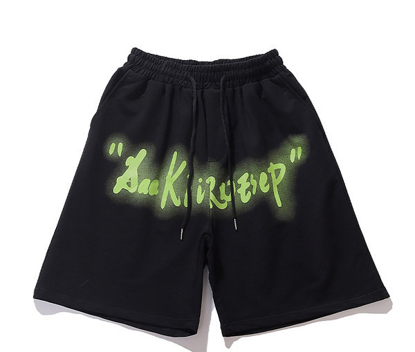 Γυναικείο φαρδύ κοντό αθλητικό σορτς με επιγραφή