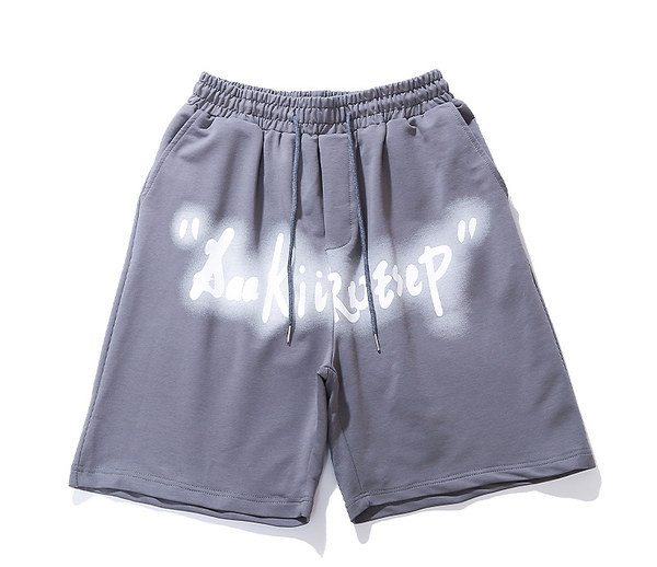 Γυναικείο φαρδύ κοντό αθλητικό σορτς με επιγραφή