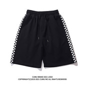 Γυναικείο σορτς με λάστιχο στη μέση και κορδόνια