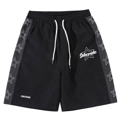 Γυναικείο αθλητικό σορτς με επιγραφή και κορδόνια