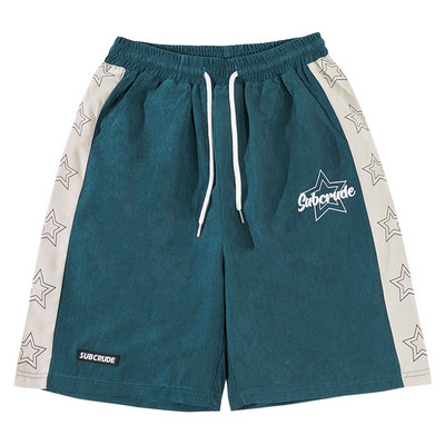 Γυναικείο αθλητικό σορτς με επιγραφή και κορδόνια