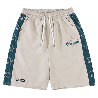 Γυναικείο αθλητικό σορτς με επιγραφή και κορδόνια