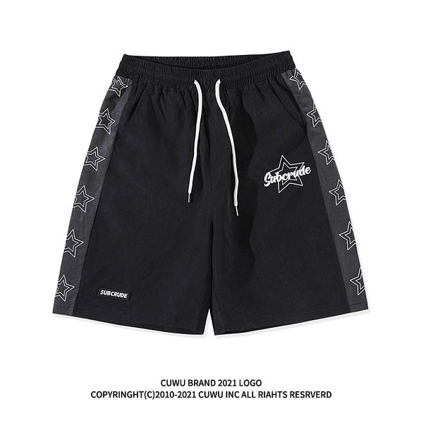 Γυναικείο αθλητικό σορτς με επιγραφή και κορδόνια