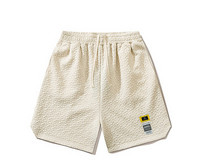 Γυναικείο casual σορτς με έμβλημα και κορδόνια