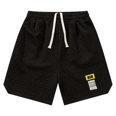 Γυναικείο casual σορτς με έμβλημα και κορδόνια