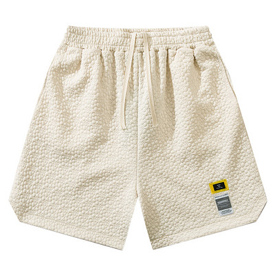 Γυναικείο casual σορτς με έμβλημα και κορδόνια