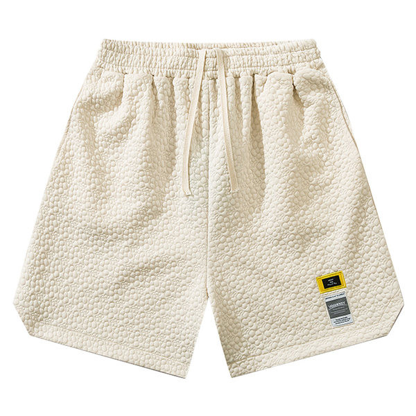 Γυναικείο casual σορτς με έμβλημα και κορδόνια