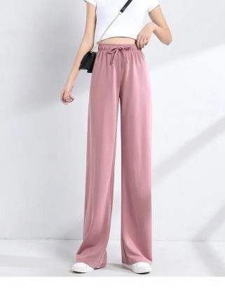 Ženske široke hlače na vezice u više boja