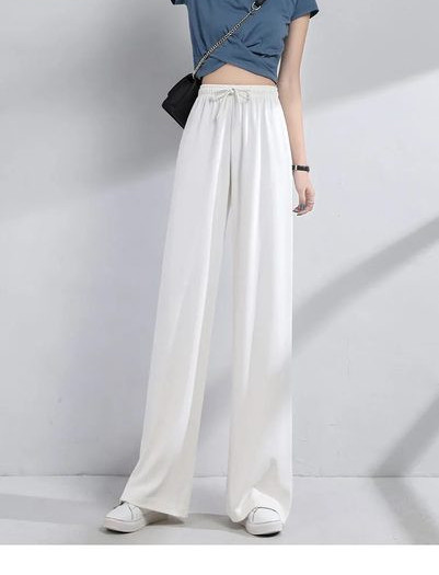 Ženske široke hlače na vezice u više boja