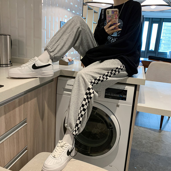 Γυναικεία αθλητικά εσώρουχα με μπορντούρα - γκρι και μαύρο χρώμα