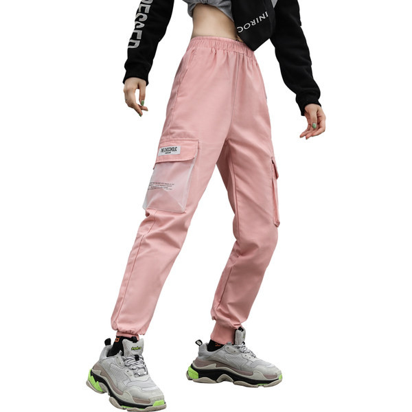 Γυναικείο αθλητικό παντελόνι με ψηλή μέση και τσέπες