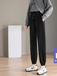 Γυναικείο casual παντελόνι με λάστιχα