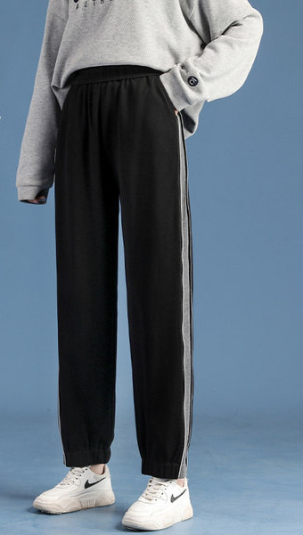 Дамско широко долнище с кант