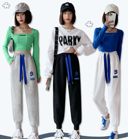 Sportlikud kõrge vöökohaga püksid