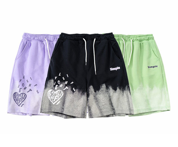 Ежедневни спортни шорти с апликация и надпис за жени