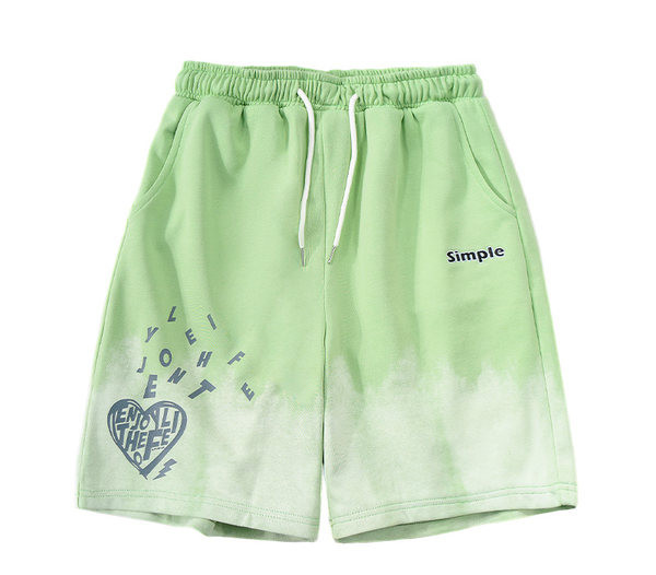 Ежедневни спортни шорти с апликация и надпис за жени