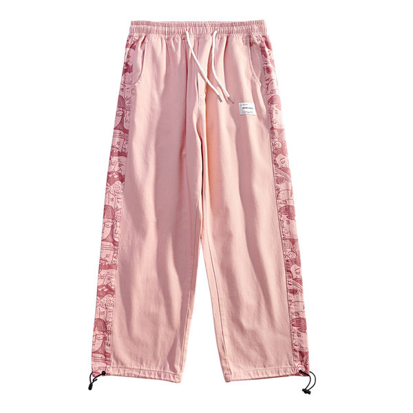 Uus mustriga naiste teksapükste mudel - sirge mudel