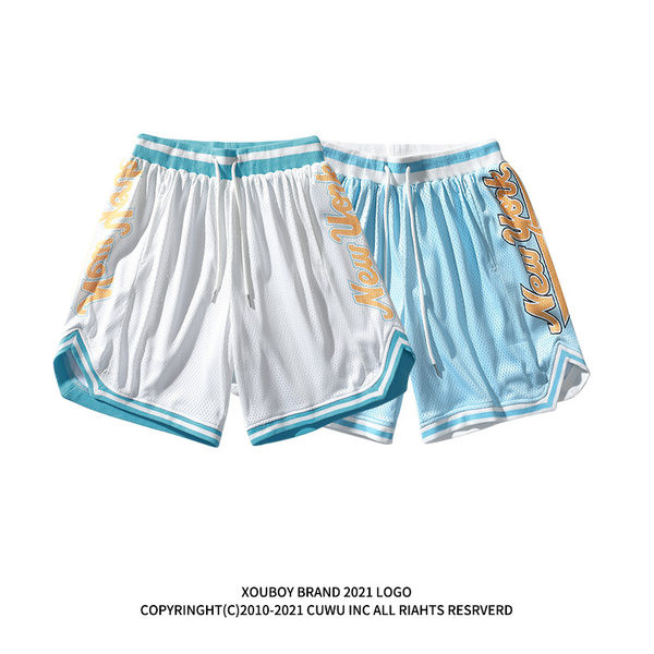 Къси дамски панталони с надписи и връзки