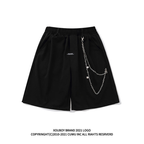 Къси дамски панталони с верижка в два цвята