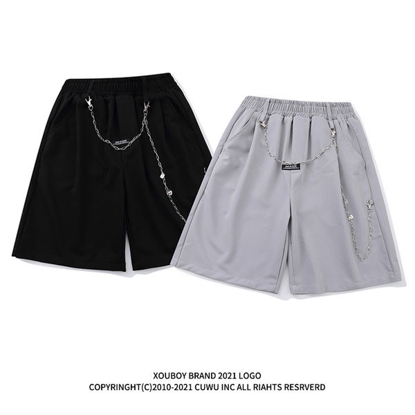 Къси дамски панталони с верижка в два цвята