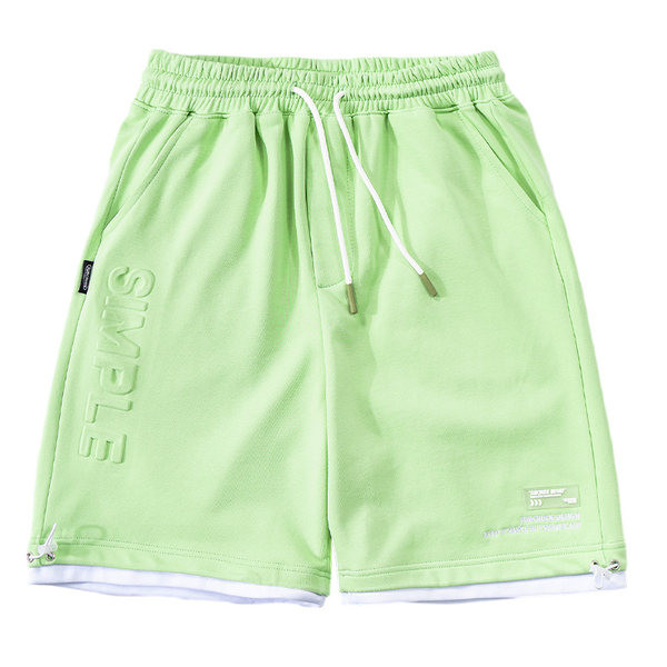 Lipsudega ja elastse vöökohaga lühikesed püksid