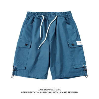 Γυναικείο σορτς cargo με ελαστική μέση