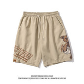 Naiste vabaaja lühikesed püksid tikandi ja trükiga