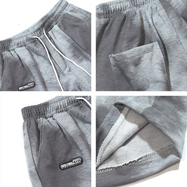 Дамски памучни шорти в преливащи се цветове