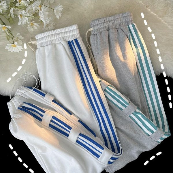 Γυναικείο παντελόνι με μπορντούρα και τσέπες κατάλληλο για σπορ