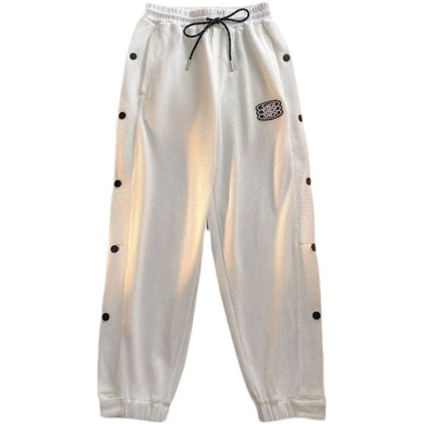 Дамски спортен панталон с копчета и връзки 