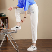 Casual παντελόνι με κέντημα