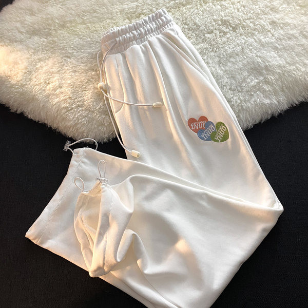 Αθλητικό παντελόνι με λάστιχα και κορδόνια