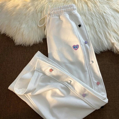 Γυναικείο αθλητικό ίσιο παντελόνι με έμβλημα