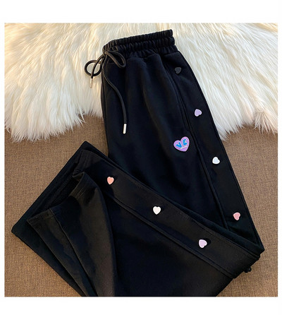 Γυναικείο αθλητικό ίσιο παντελόνι με έμβλημα