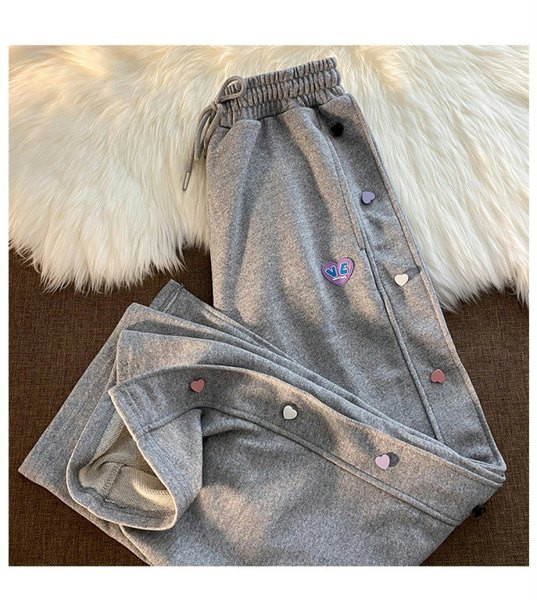 Γυναικείο αθλητικό ίσιο παντελόνι με έμβλημα