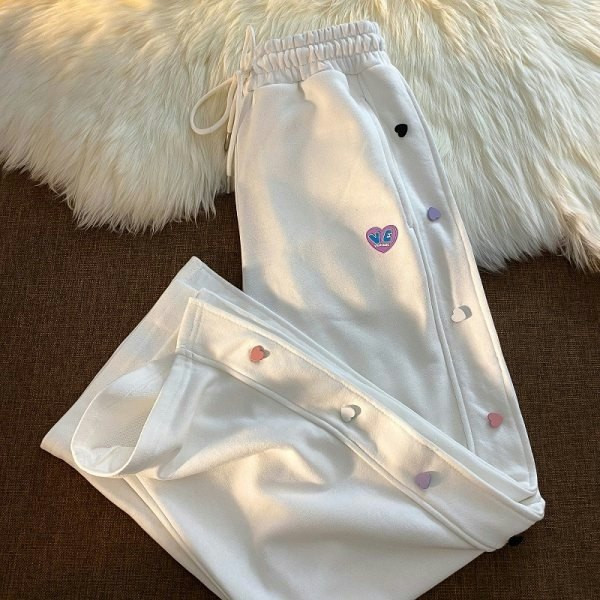 Γυναικείο αθλητικό ίσιο παντελόνι με έμβλημα