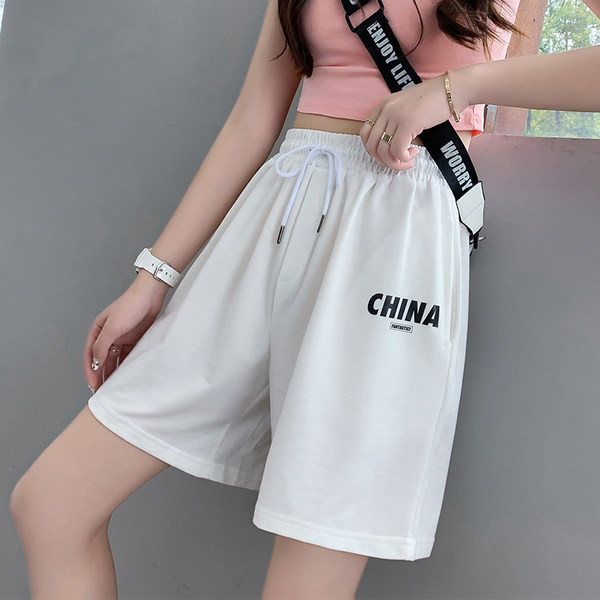 Naiste spordipüksid sirge pealiskirja ja lipsudega mudel