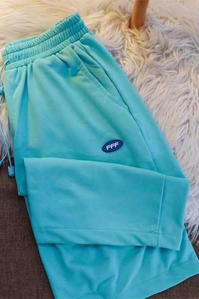 Αθλητικά casual σορτς για γυναίκες με επιγραφή