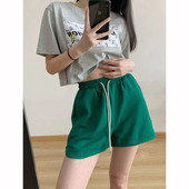 Μονόχρωμα αθλητικά και casual σορτς με κορδόνια