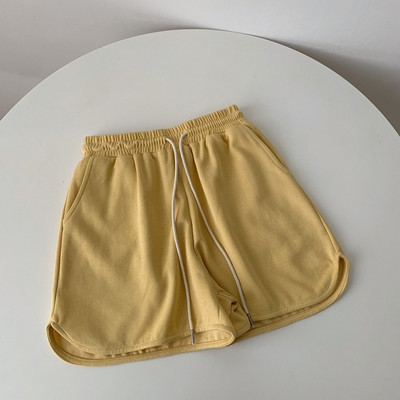 Μονόχρωμα αθλητικά και casual σορτς με κορδόνια